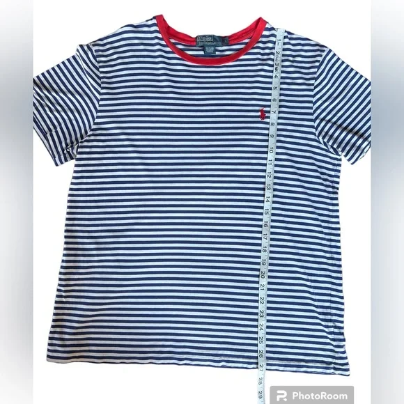 Polo Ralph Lauren Striped Crew Neck T Shirt Size Large - Picture 9 of 13